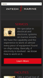 Mobile Screenshot of intechmarine.com